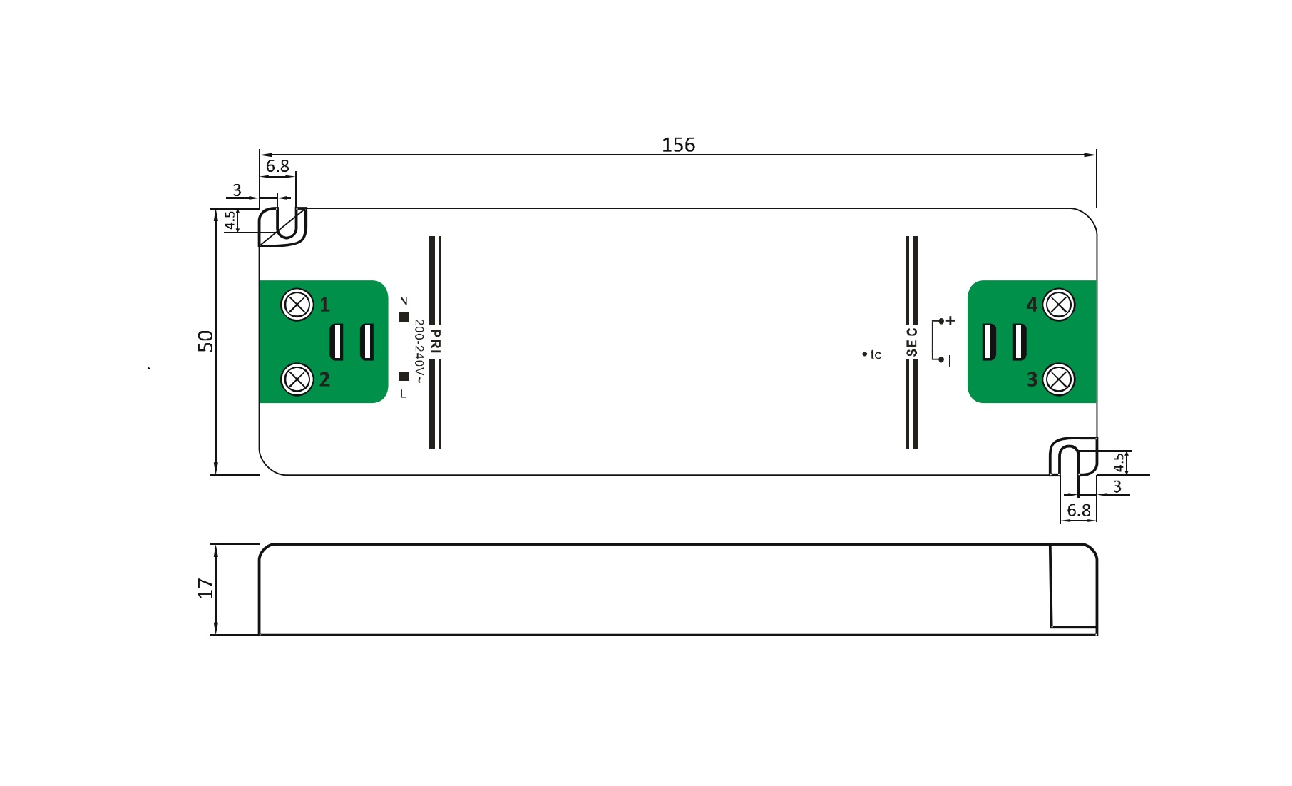30W Constant Voltage LED Driver, 12v / 24v, IP20 - Image 2