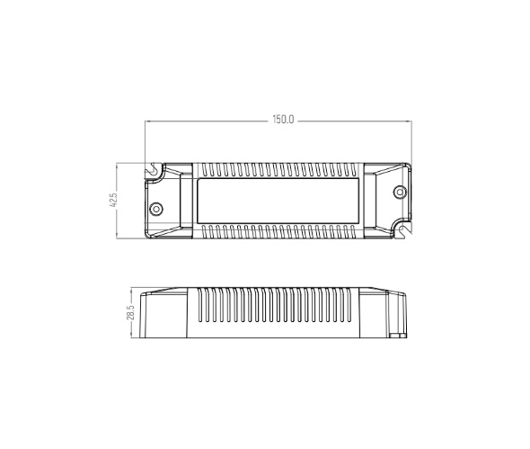 24W DALI Dimmable LED Driver, 24v, IP20 - Image 2