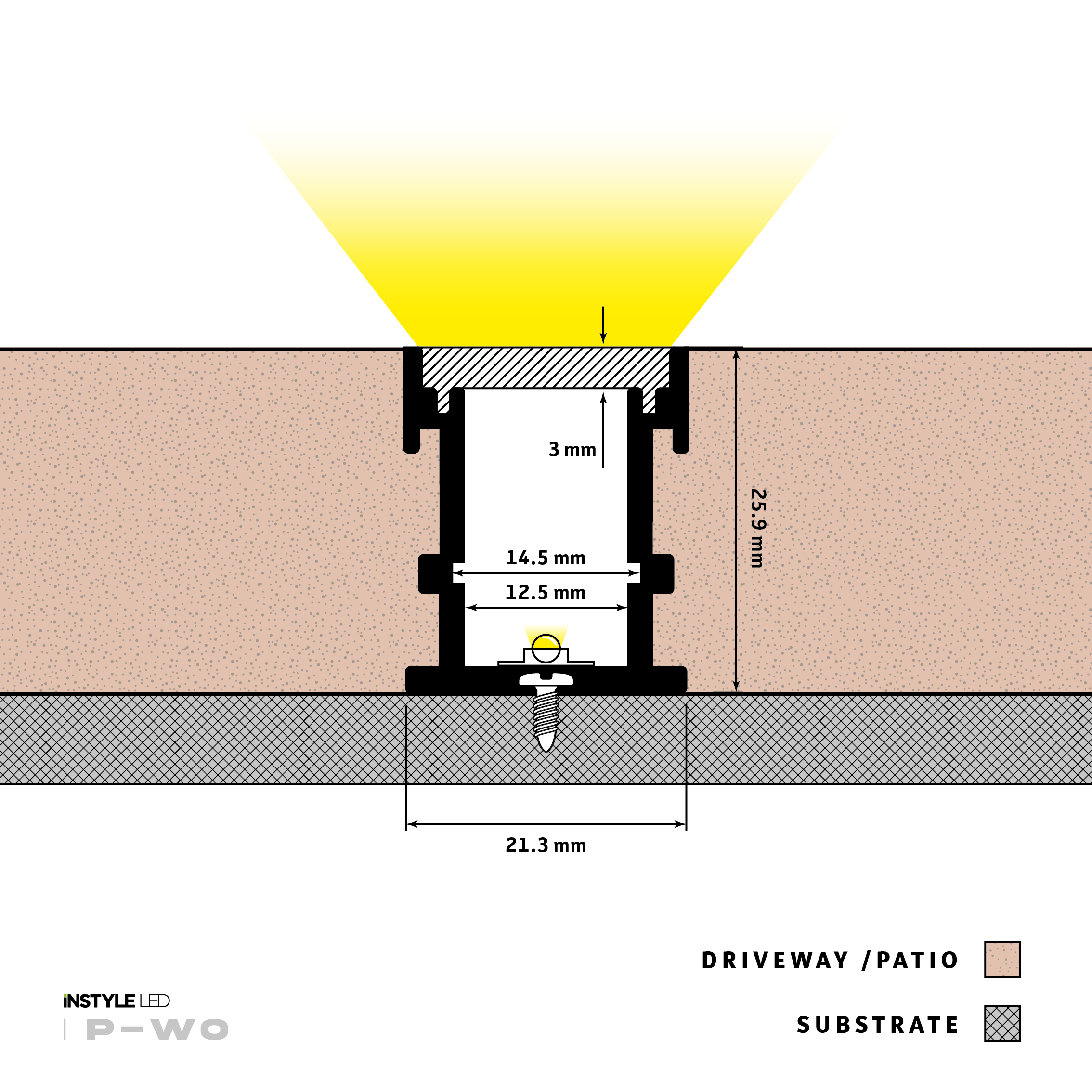 Walkover External LED Profile (IP 65) - Image 3