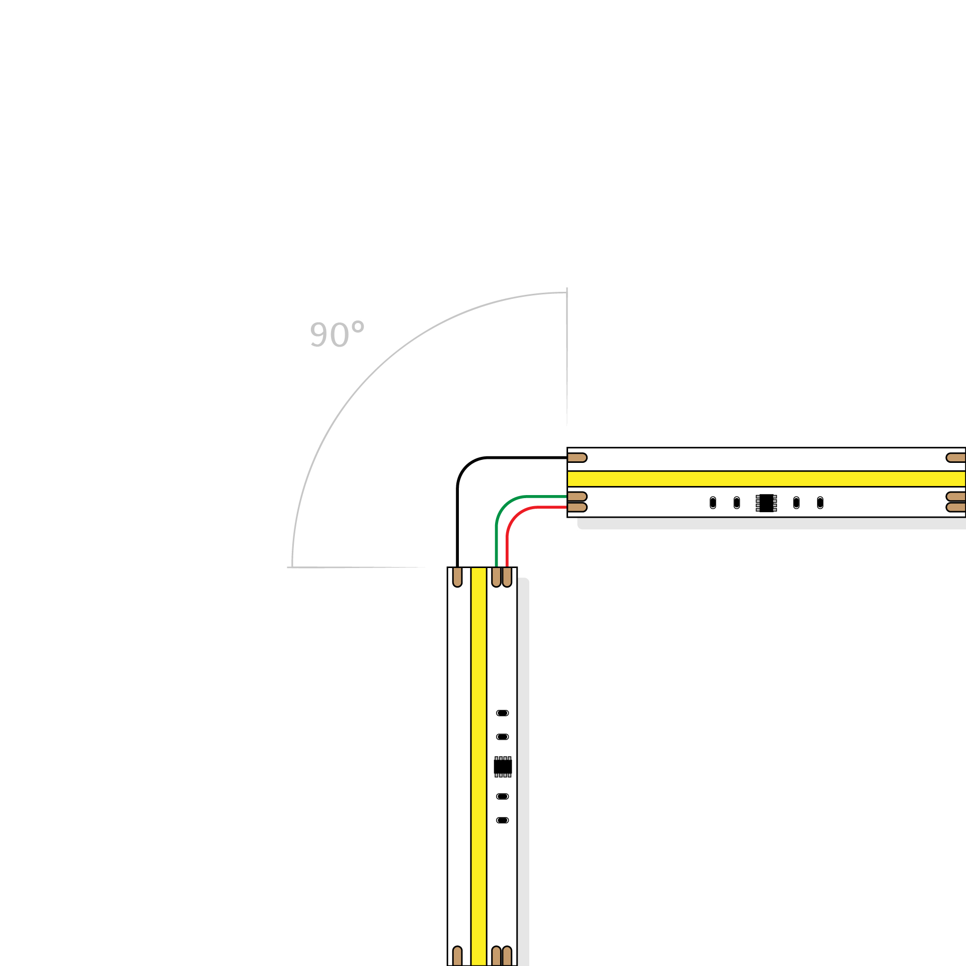 14w CCT Tunable White LED Strip Light | COB Dotless 24v - Image 3