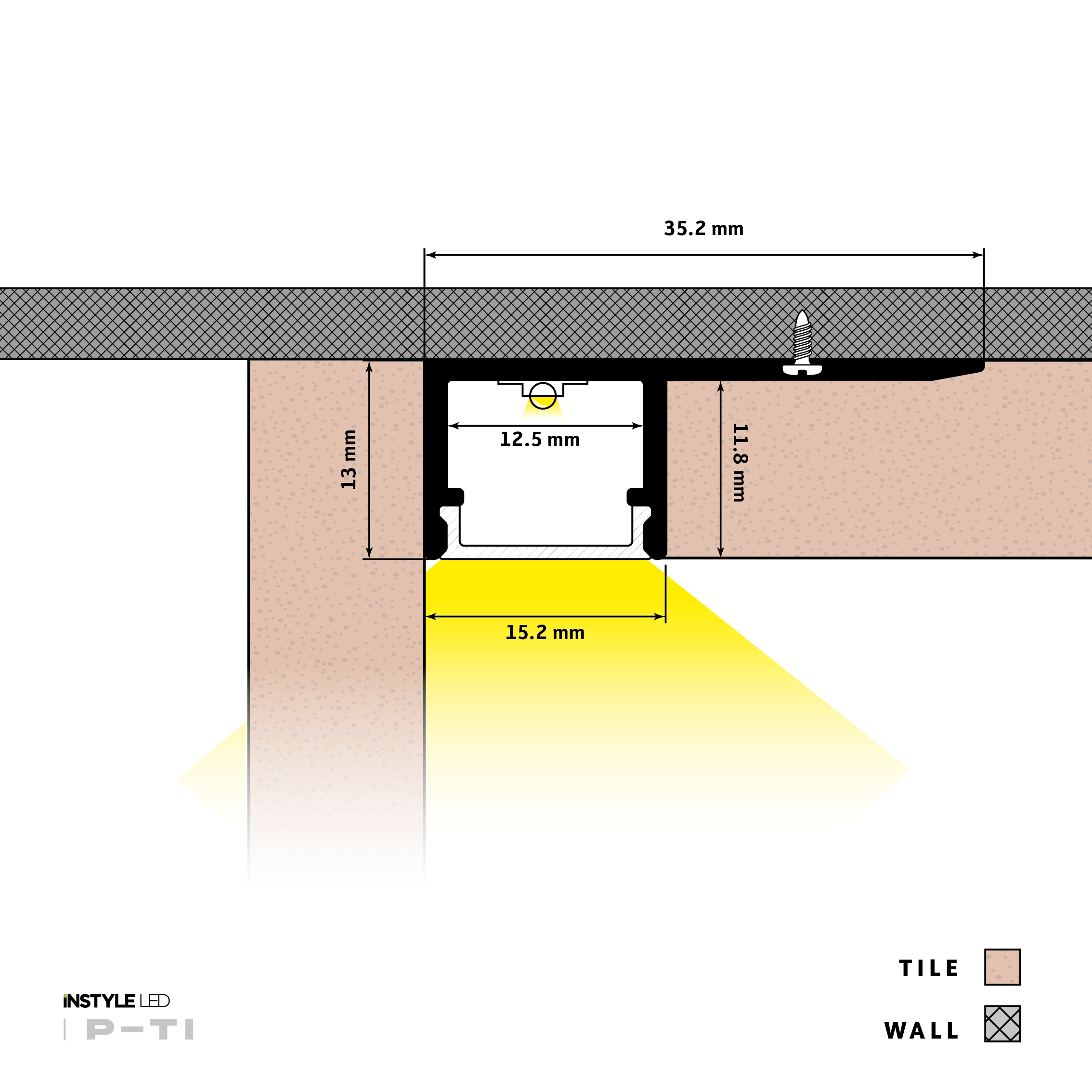 Tile In/Step LED Profile - Image 3