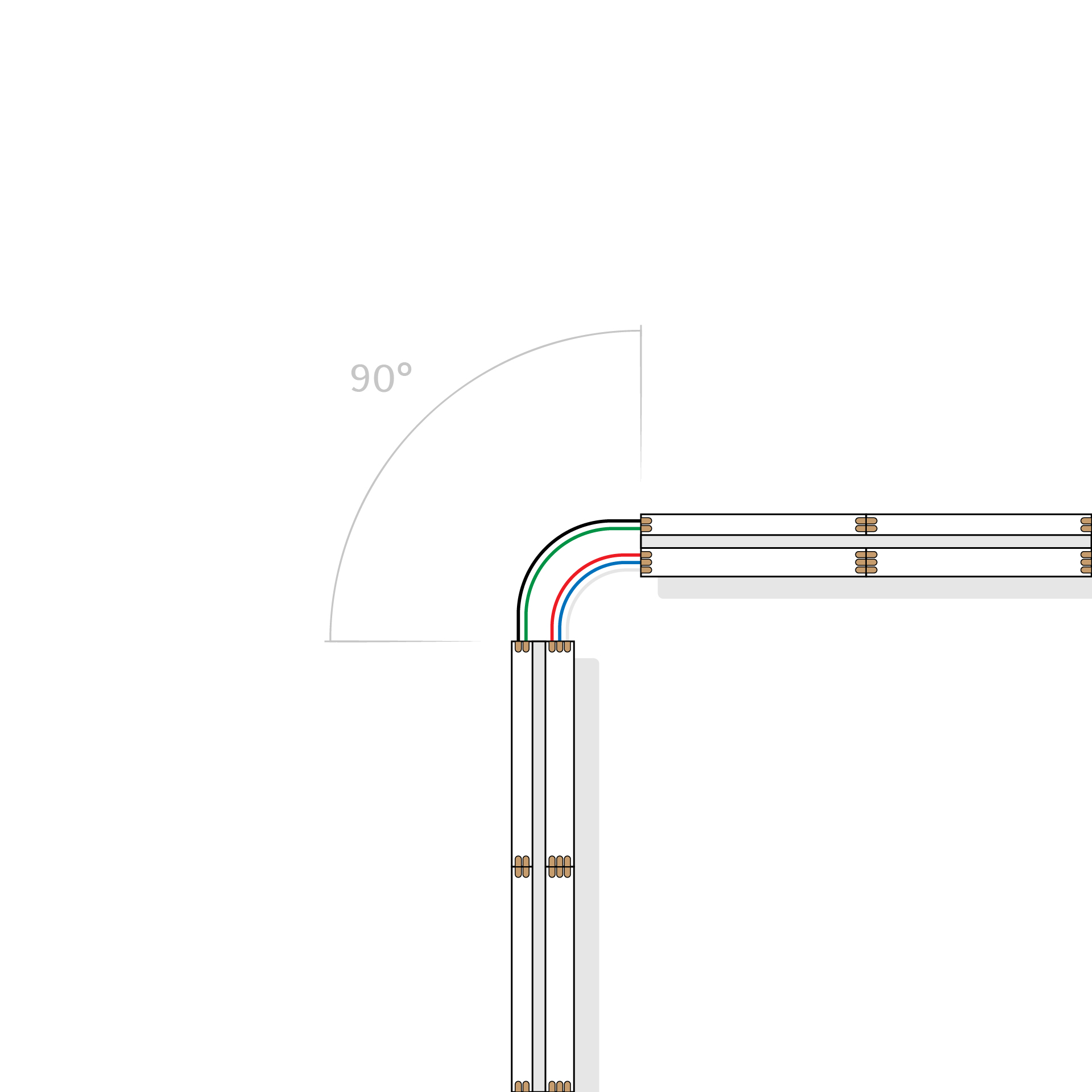 10w 12v RGB COB Dotless Colour Changing LED Strip Light 8mm - Image 3