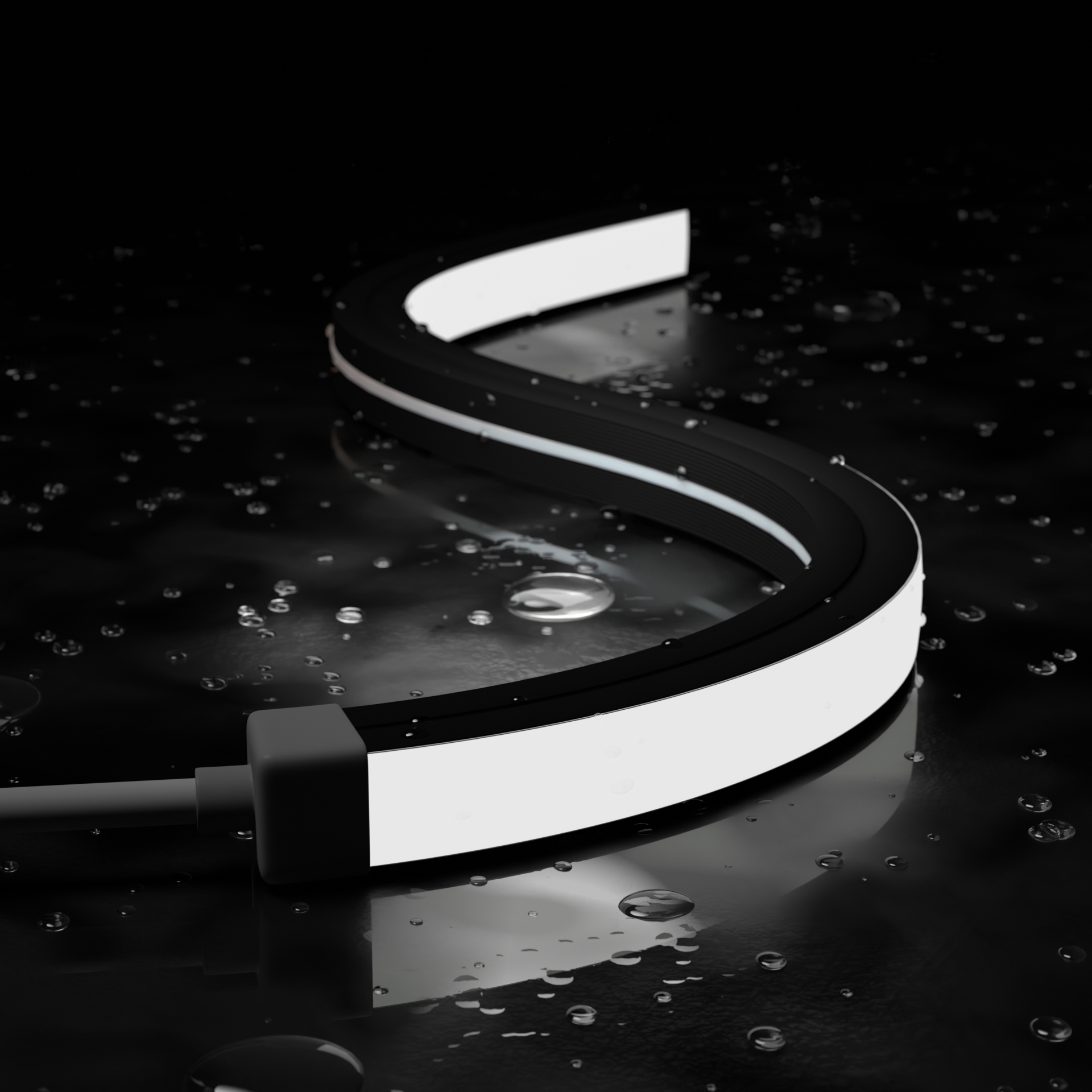 12mm x 12mm Top Bend Stealth White LED Neon Flex - Image 2