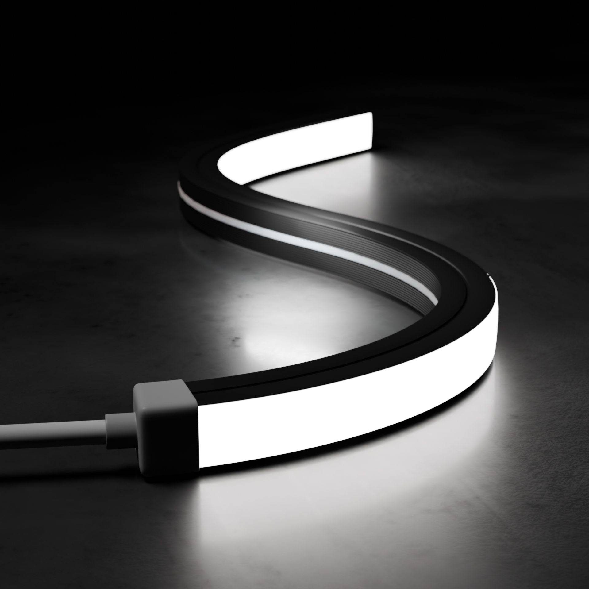 16mm x 16mm Top Bend Stealth White LED Neon Flex - Image 5
