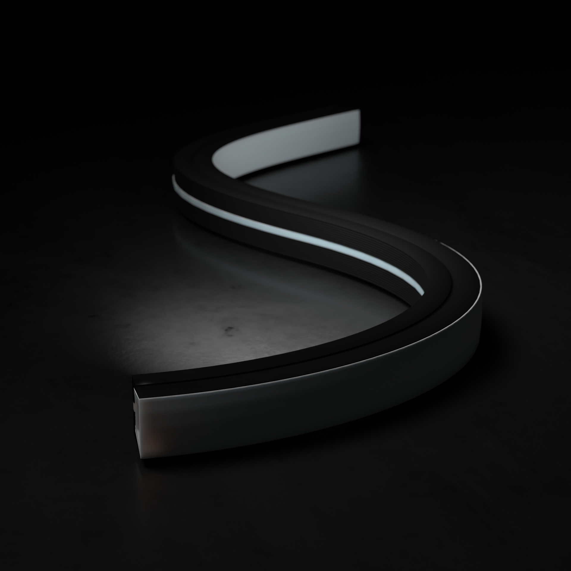 16mm x 16mm Top Bend Stealth White LED Neon Flex - Image 4