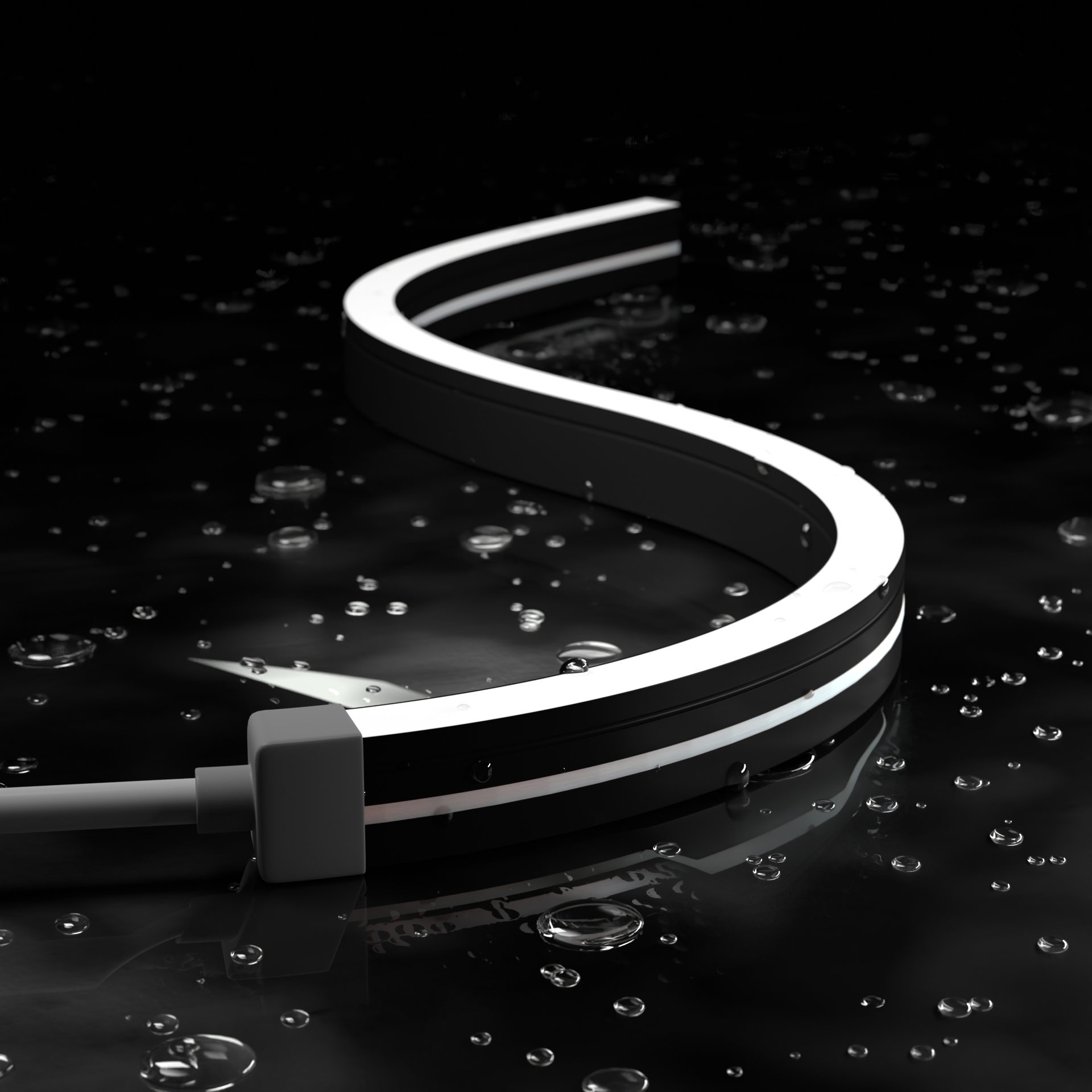 12mm x 20mm Side Bend Stealth White LED Neon Flex - Image 2