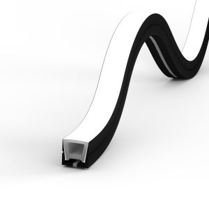 16mm x 16mm Top Bend Stealth White LED Neon Flex