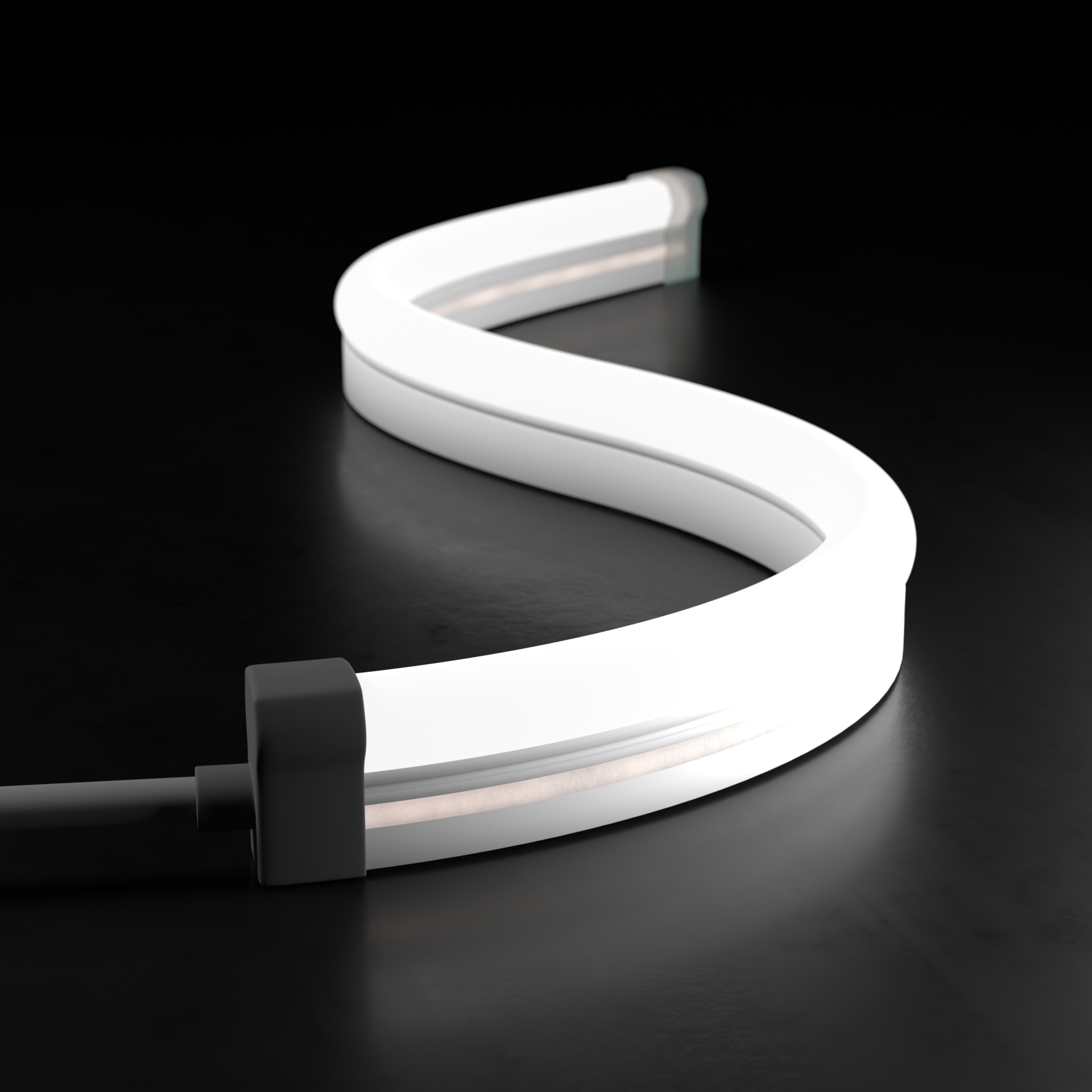 12mm x 25mm Side Bend Stealth White "Bulb" LED Neon Flex - Image 3