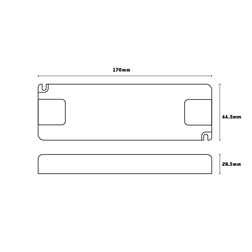 75W Constant Voltage LED Driver, 12v/24v, IP20 - Image 2