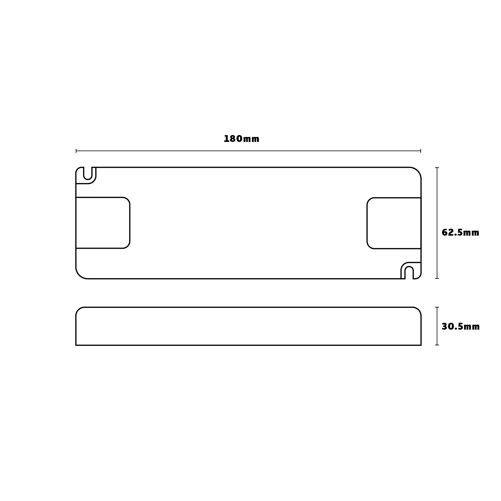 150W Constant Voltage LED Driver, 12v/24v, IP20 - Image 2