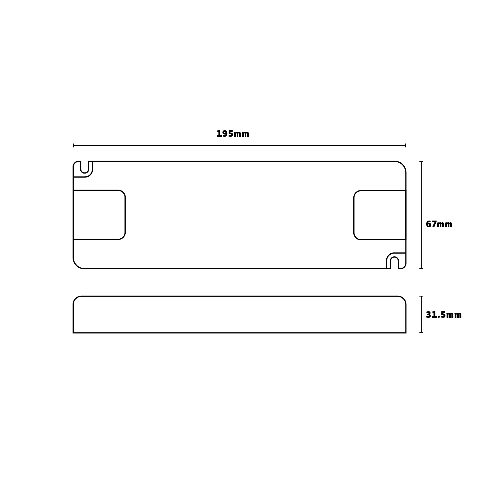 200W Constant Voltage LED Driver, 12v/24v, IP20 - Image 2