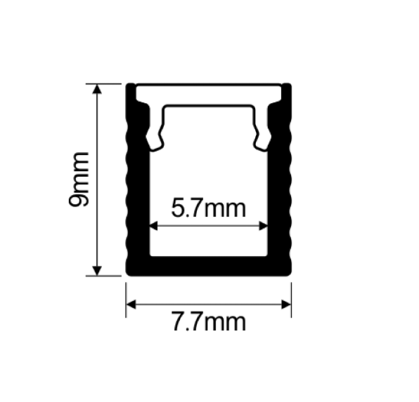 Deep Surface 5mm LED Profile - Image 2