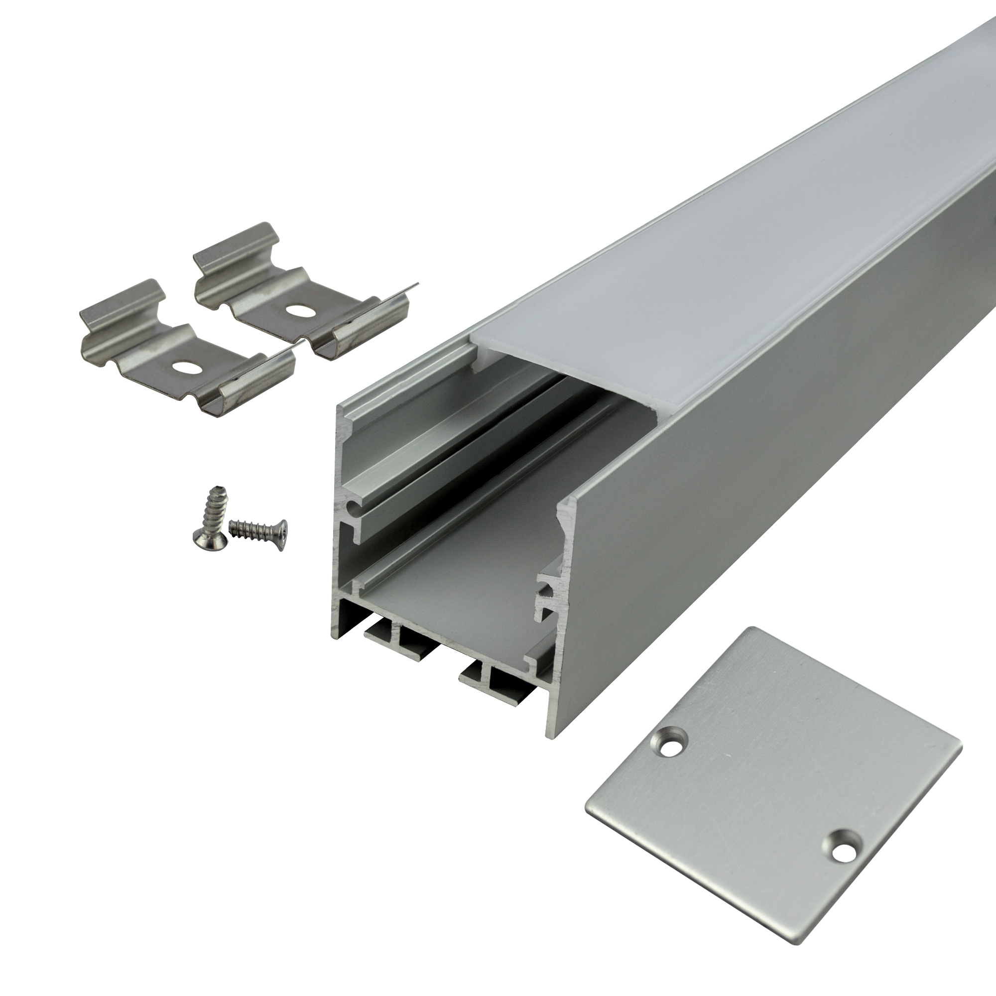 Square Wall Mounted LED Linear Light, 35mm x 35mm - Image 4