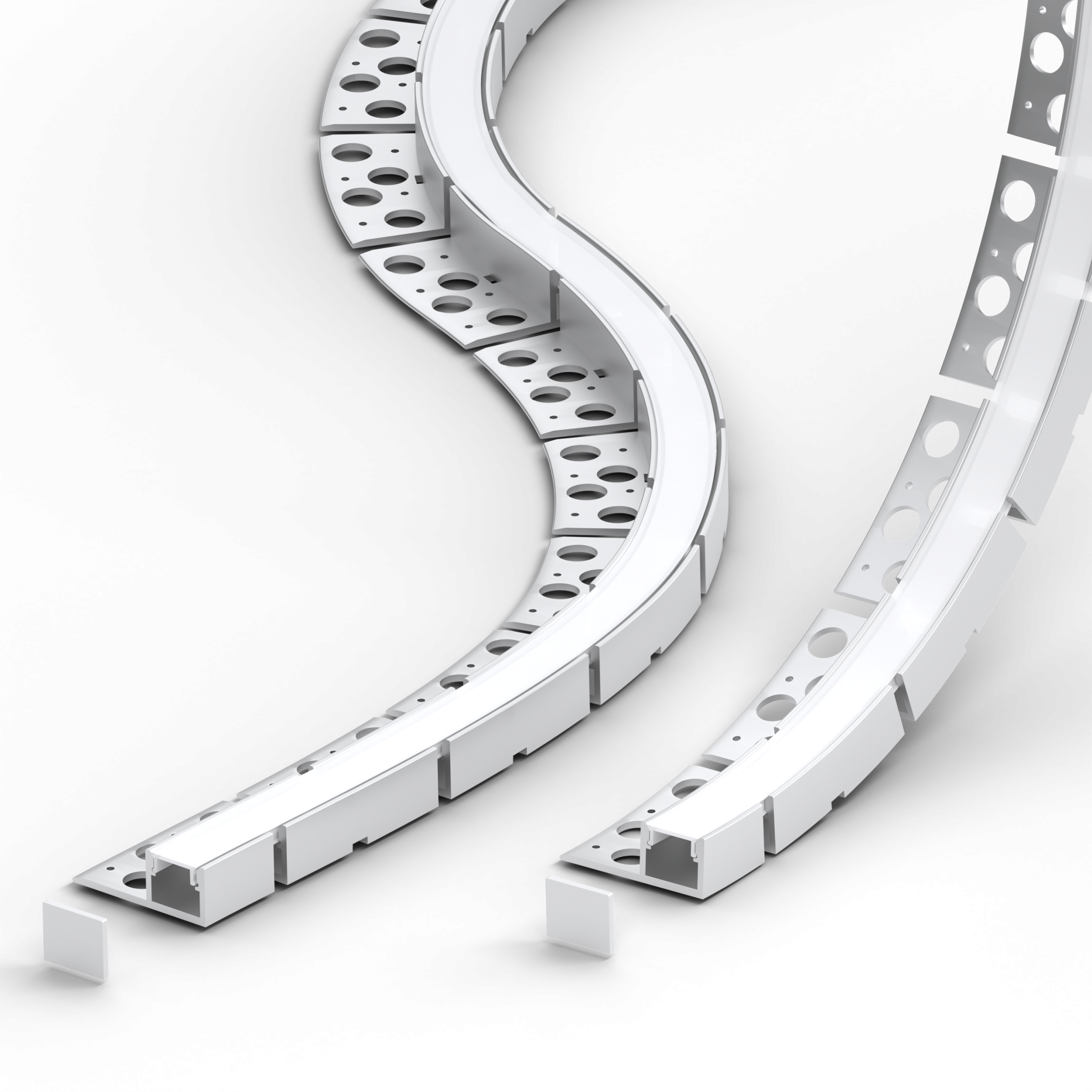 Bendable Tile In/Step LED Profile - Image 4