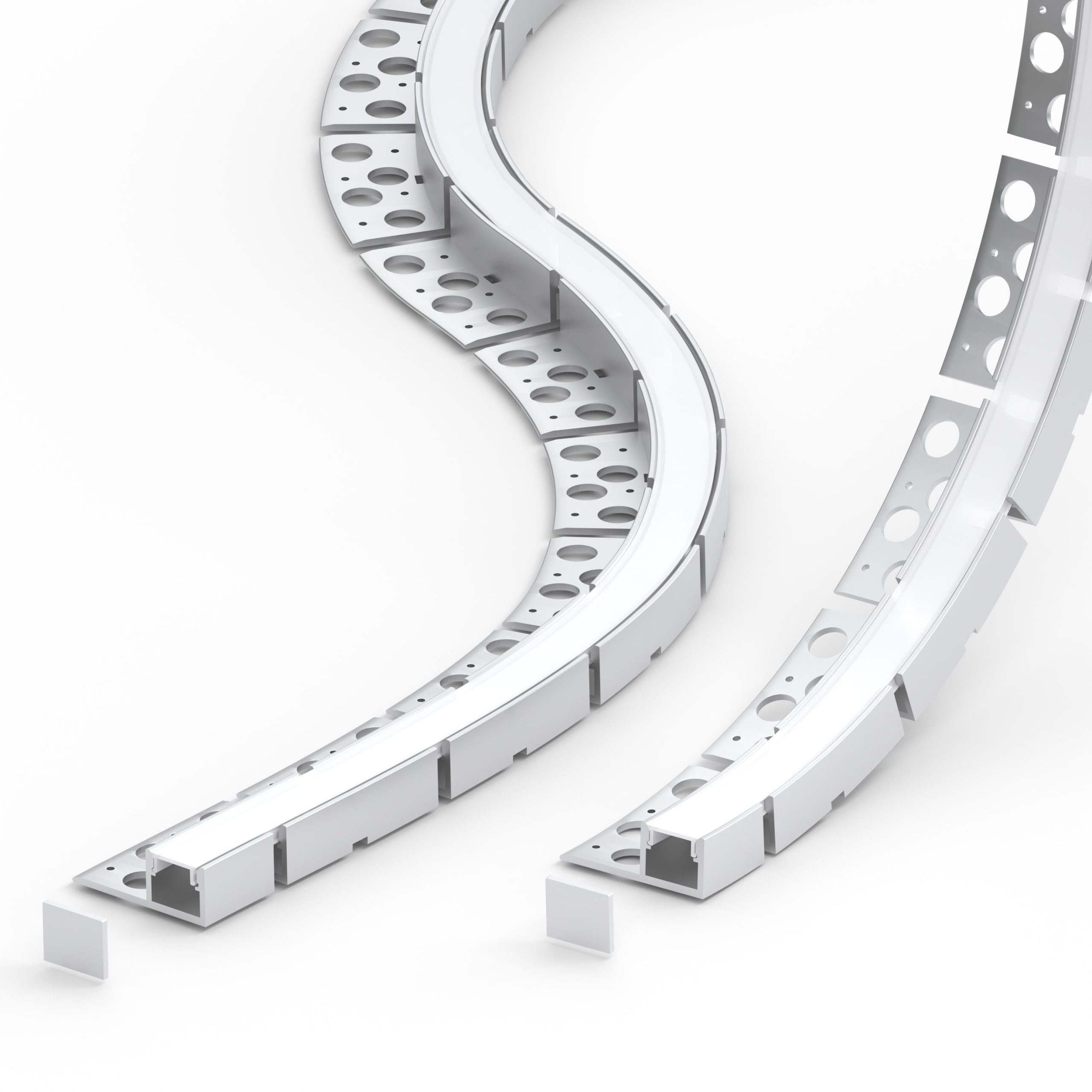 Bendable Tile In/Step LED Profile - Image 5