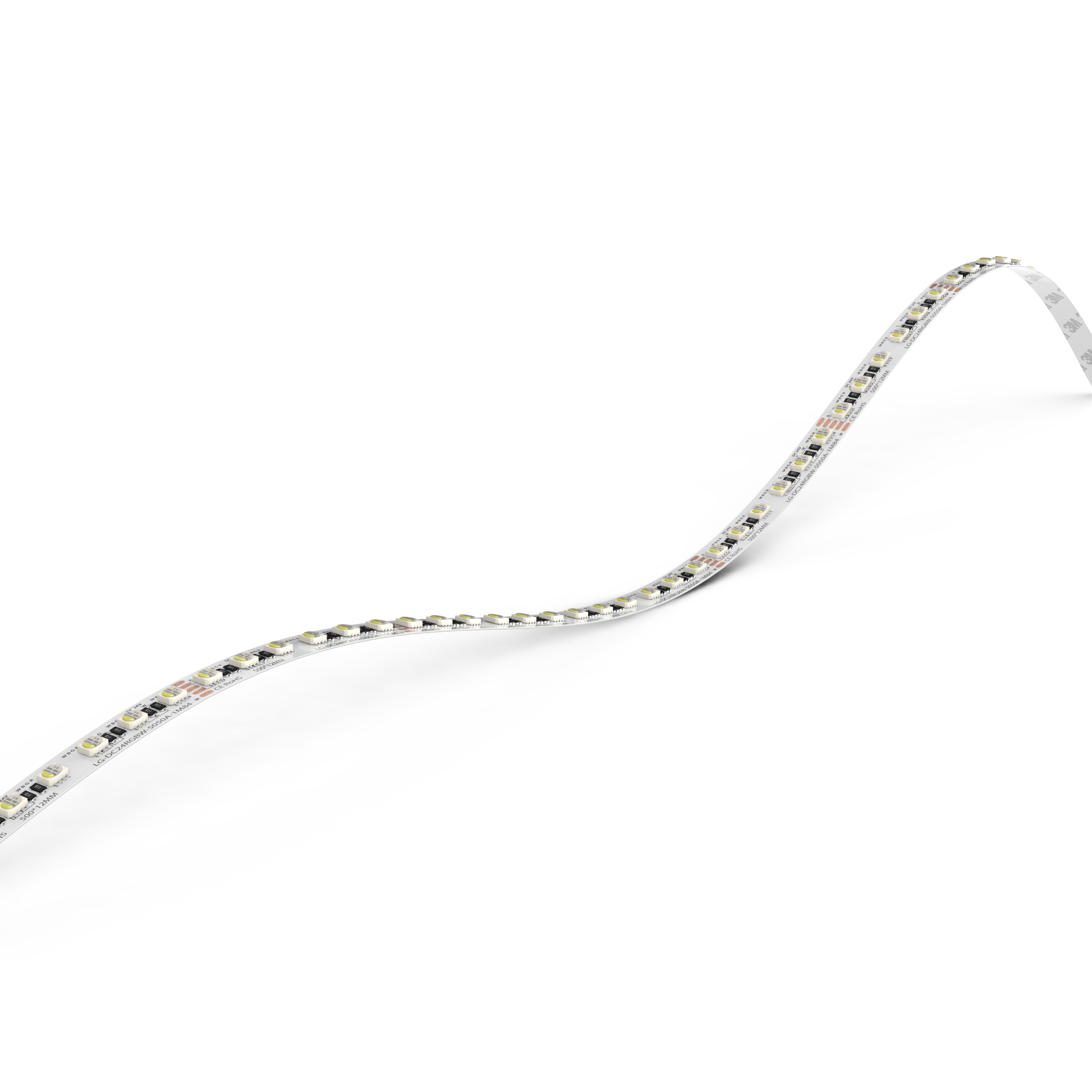 20w 24v RGBW Colour Changing LED Strip Light 84 LED/M