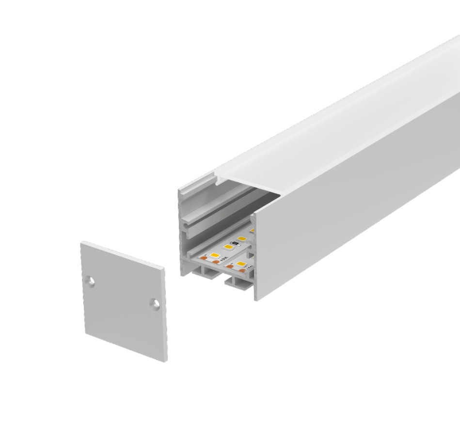 Square Wall Mounted LED Linear Light, 35mm x 35mm - Image 2