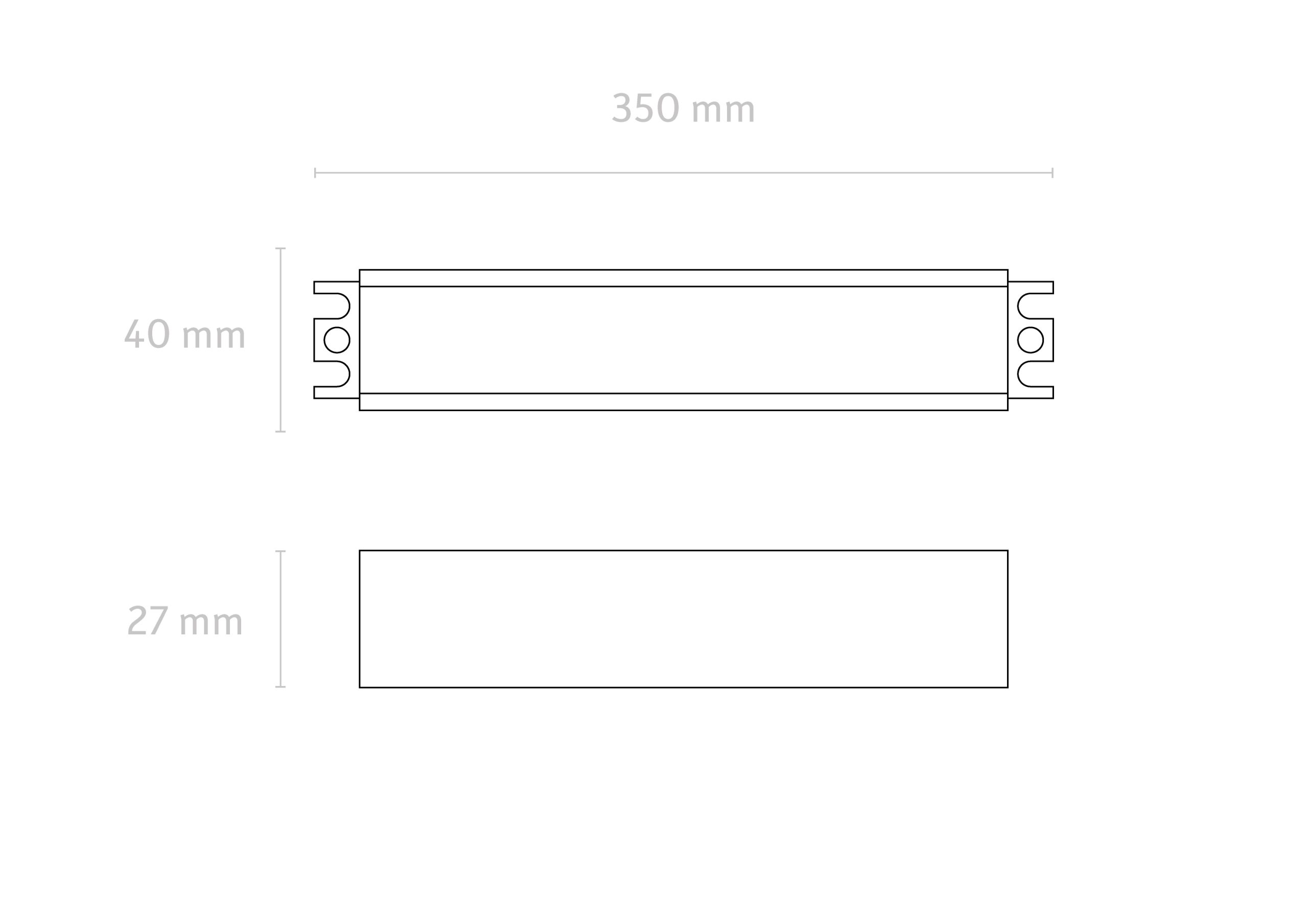 400W Constant Voltage, Slimline LED Driver, 12v, IP67 - Image 2