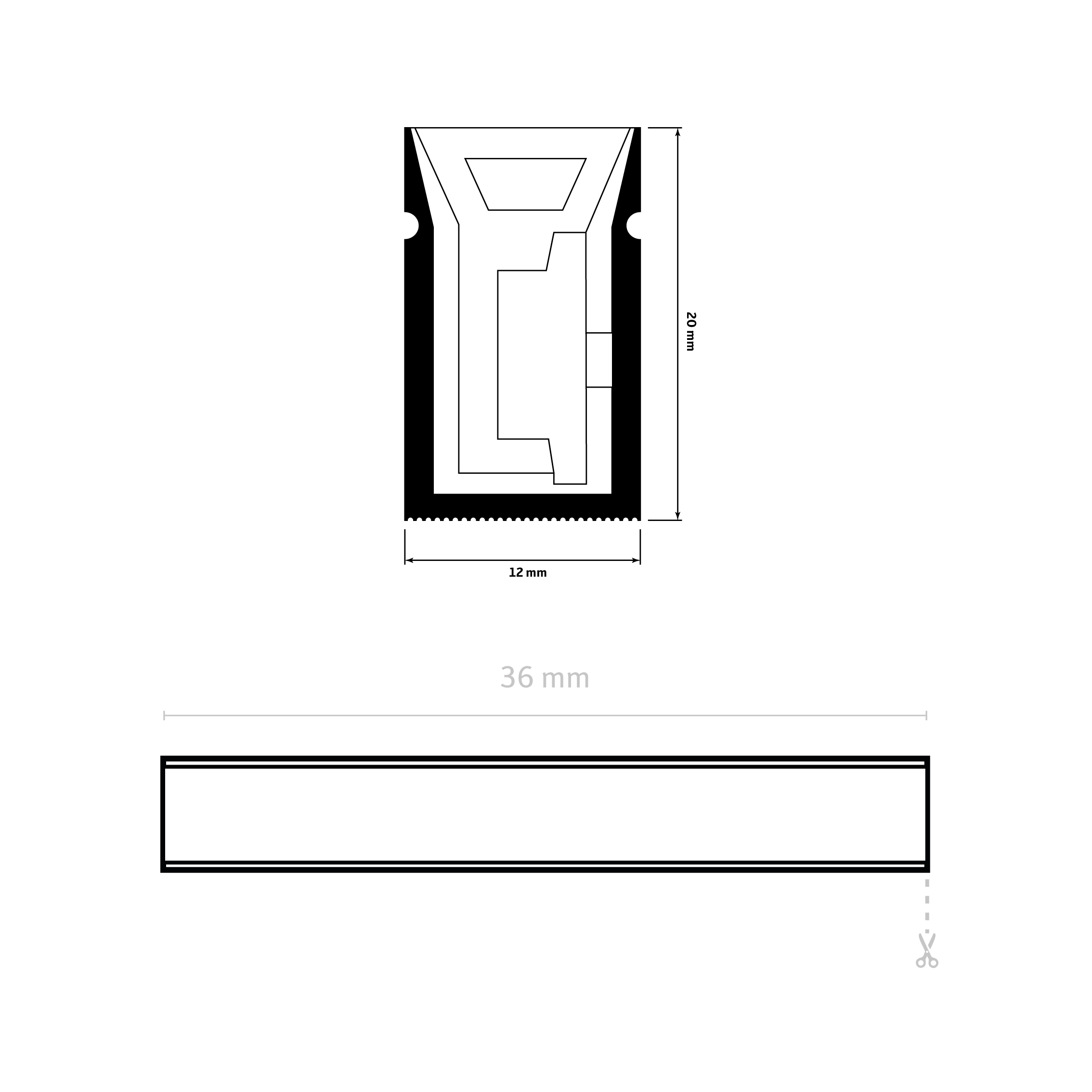 12mm x 20mm Side Bend Stealth White LED Neon Flex - Image 5