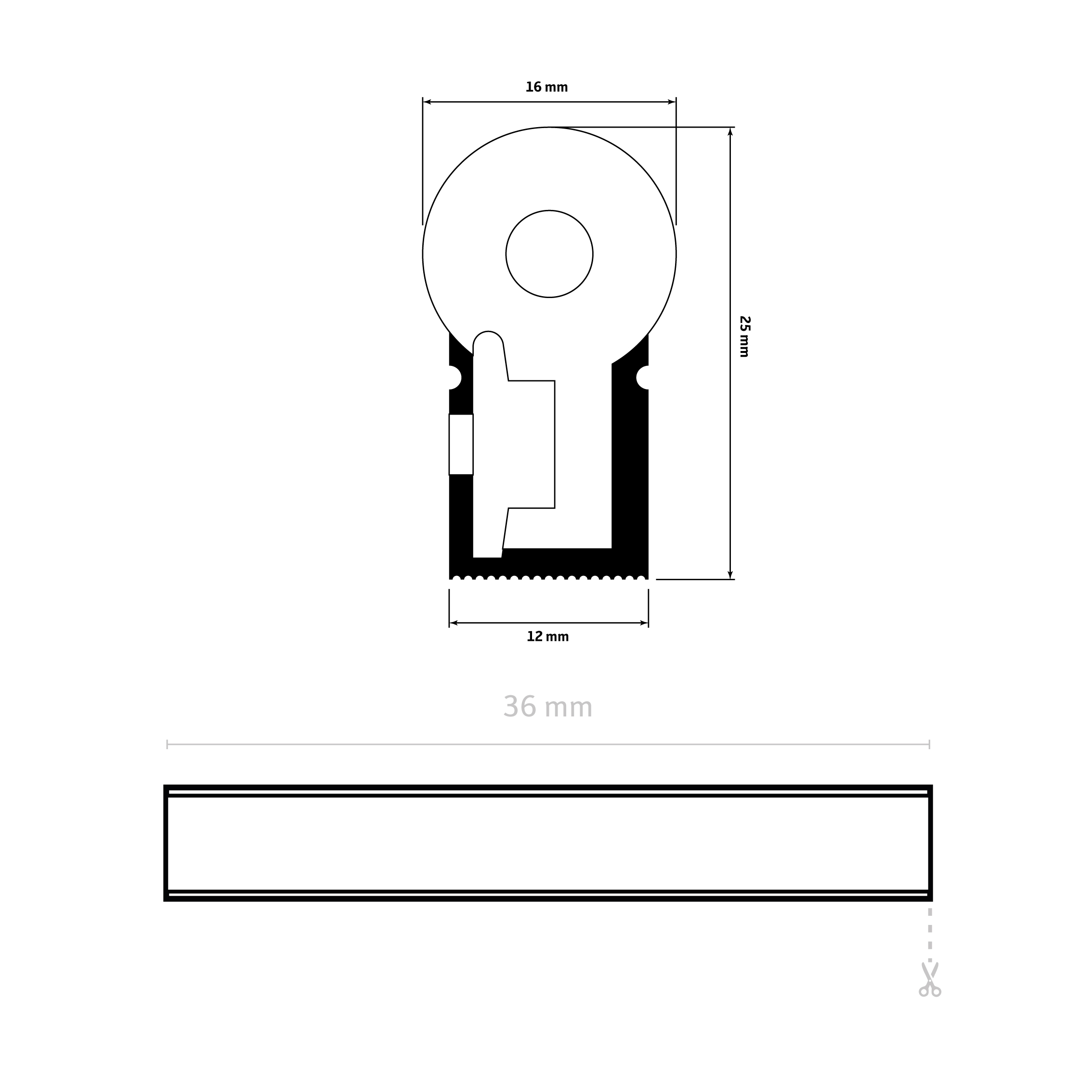 12mm x 25mm Side Bend Stealth White "Bulb" LED Neon Flex - Image 4
