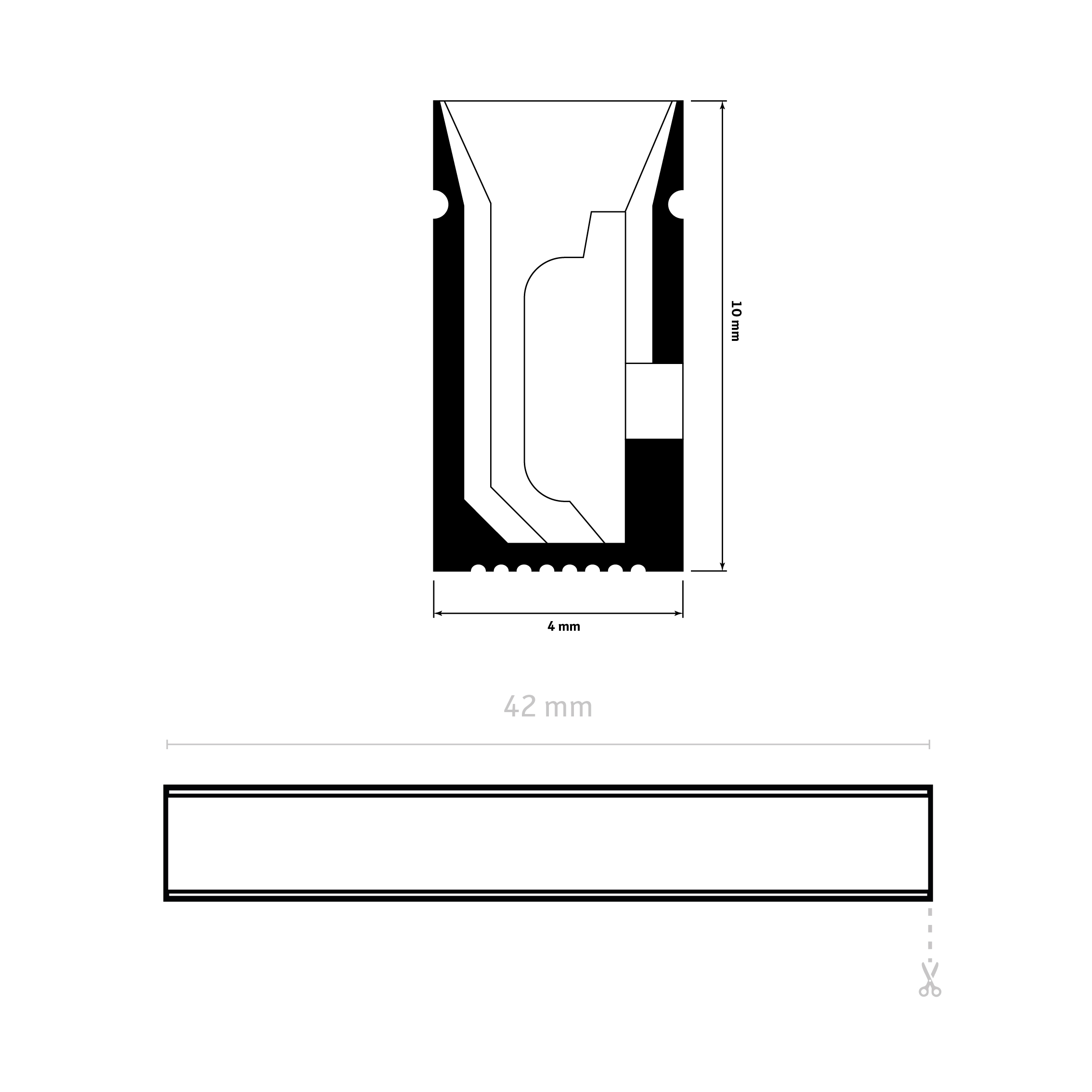 4mm x 10mm Side Bend Joinery White LED Neon Flex - Image 10