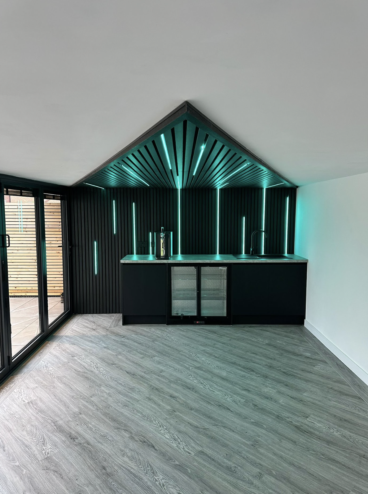 Acoustic/Slat Wall LED Profile (2.4m) (Black) - Image 6