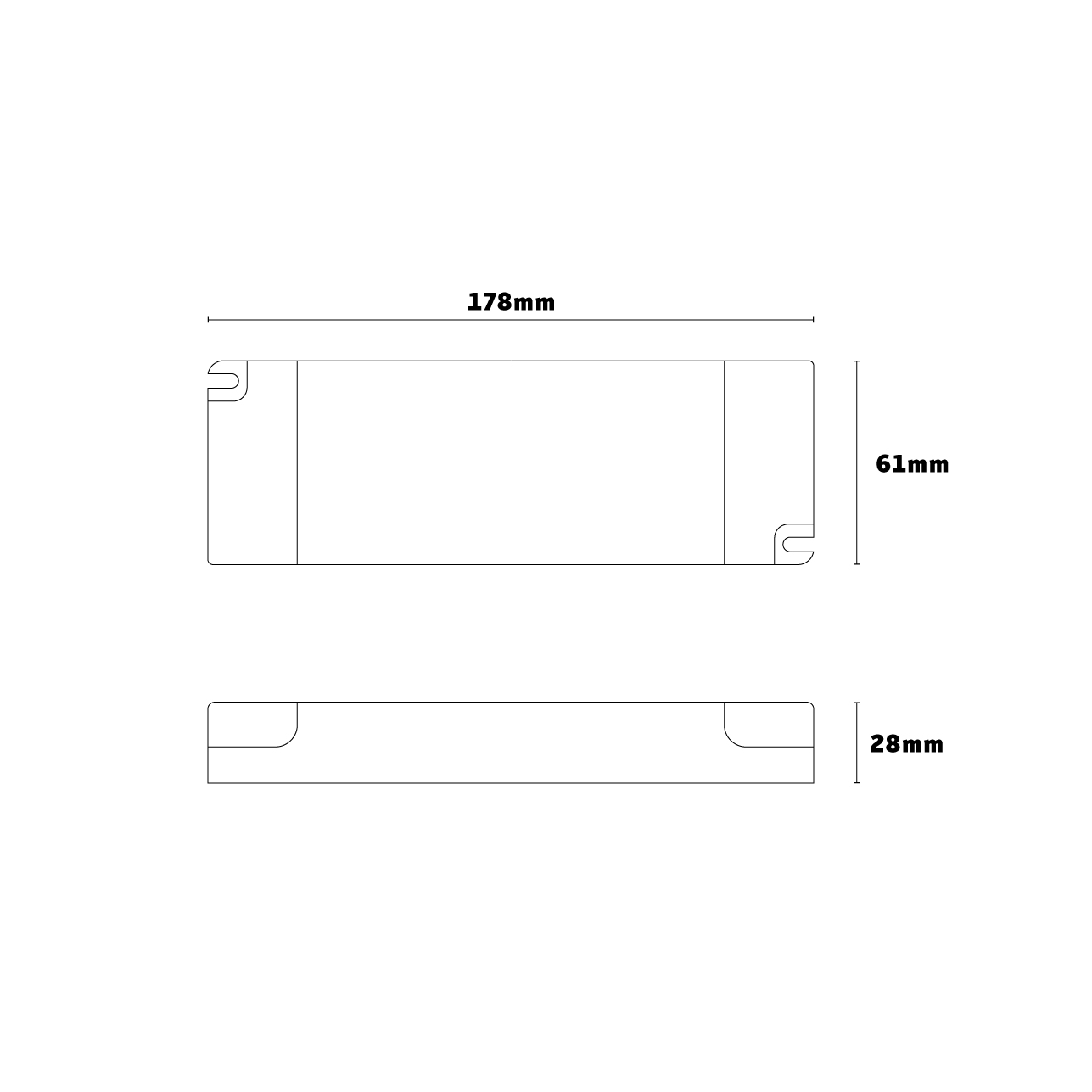 50W TRIAC Mains Dimmable LED Driver, 12v/24v, IP20 - Image 2