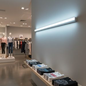 Square Wall Mounted LED Linear Light, 35mm x 35mm