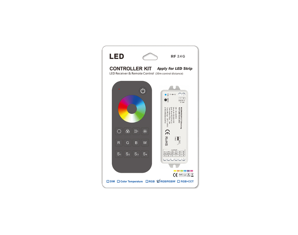1 Zone | Wireless | RGB/W | LED Remote Controller Kit - Image 2