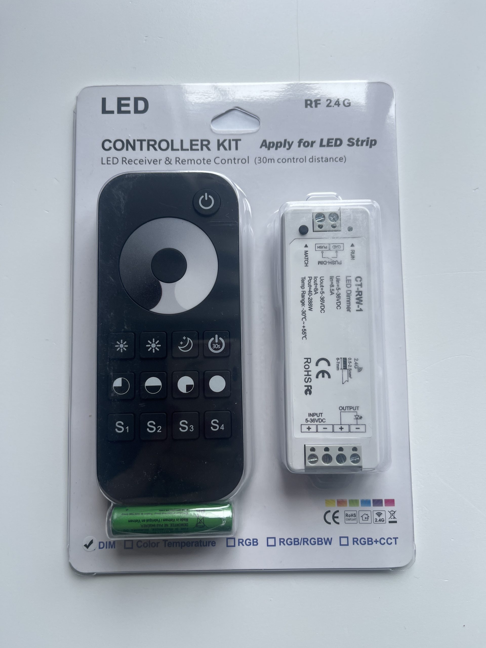 1 Zone | Wireless | Single Colour | LED Remote Controller Kit - Image 6