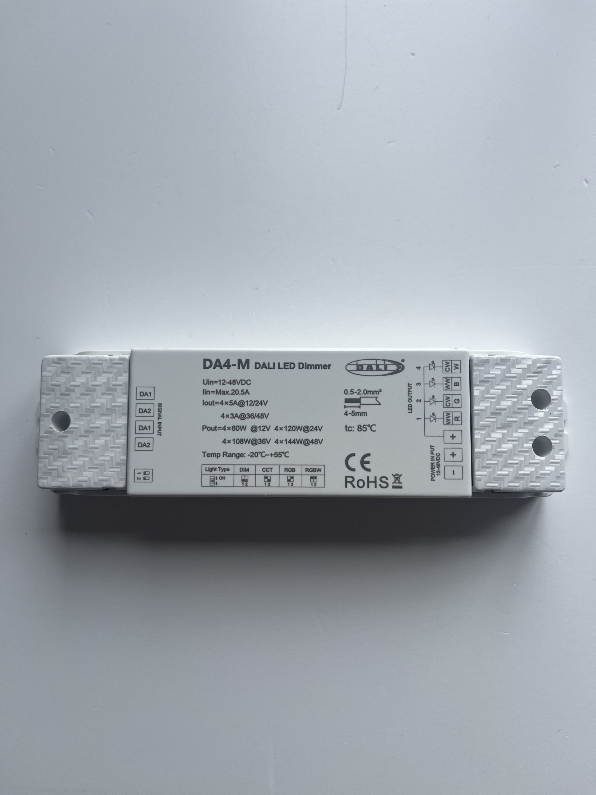 4 Chanel | 4 x 5A | DALI 2 | LED Dimmable Decoder (DT6 & DT8) - Image 3