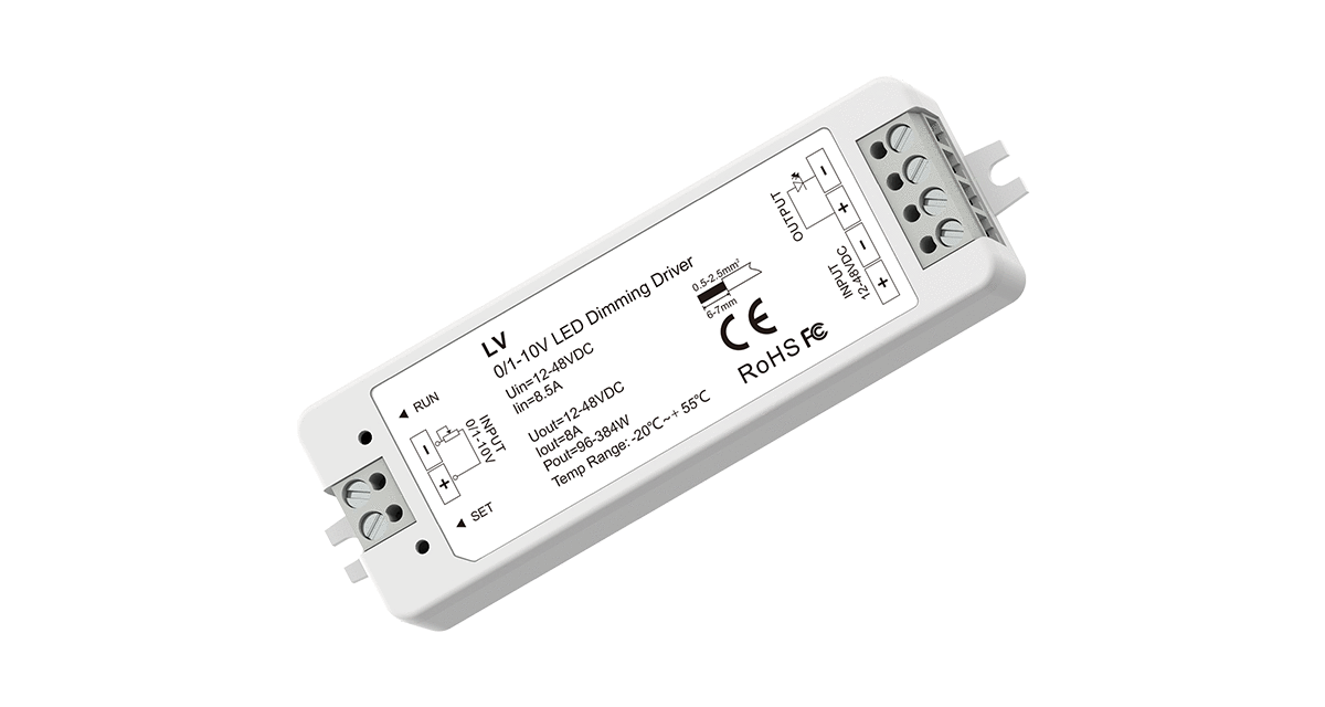 1 Chanel | 8A | 0/1-10V | LED Dimmable Decoder