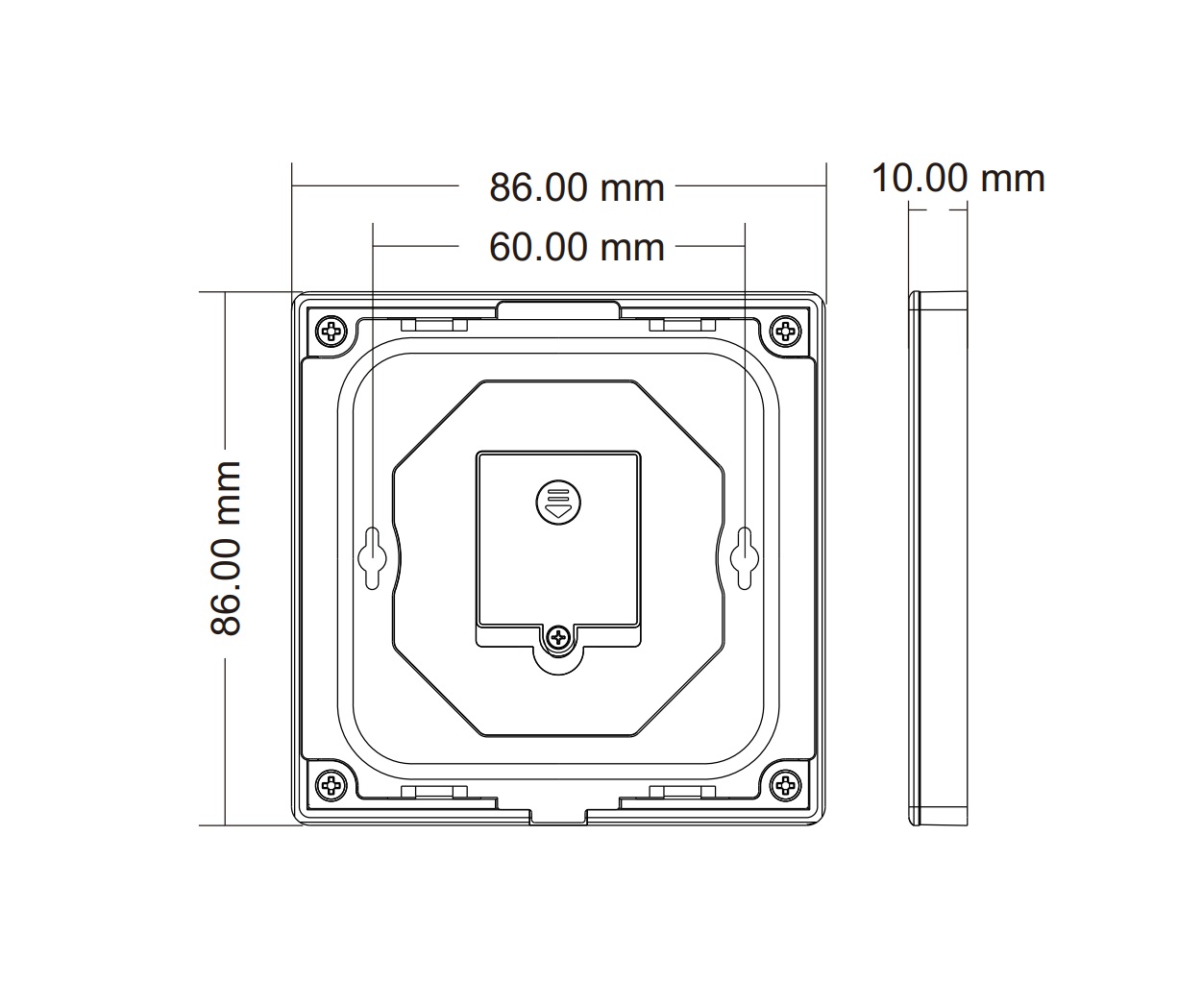 4 Zone | Wireless | Single Colour | Wall Plate (Battery) - Image 4