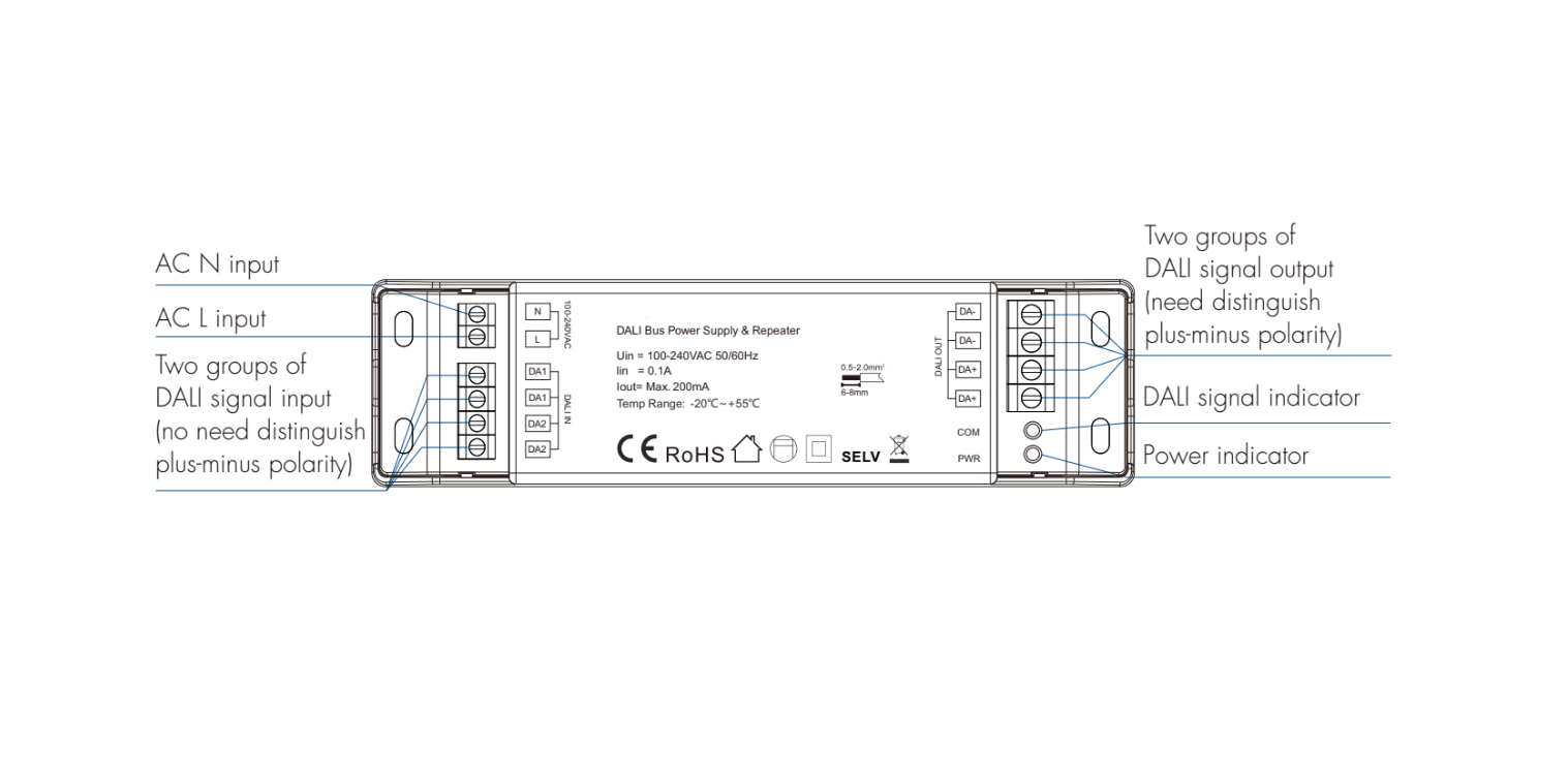 LED | DALI Bus | Power Supply & Repeater - Image 3